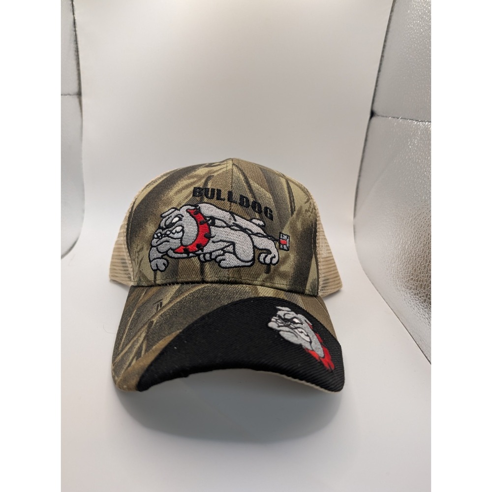 Georgia Bulldog Acrylic  Men's Camouflage Hat Adjustable Size NWT